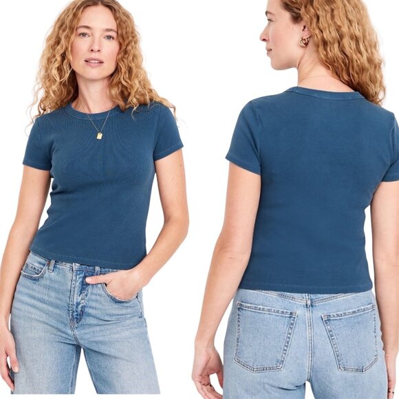 Women's Old Navy Snug Crop T Shirt, size small - Picture 1 of 11